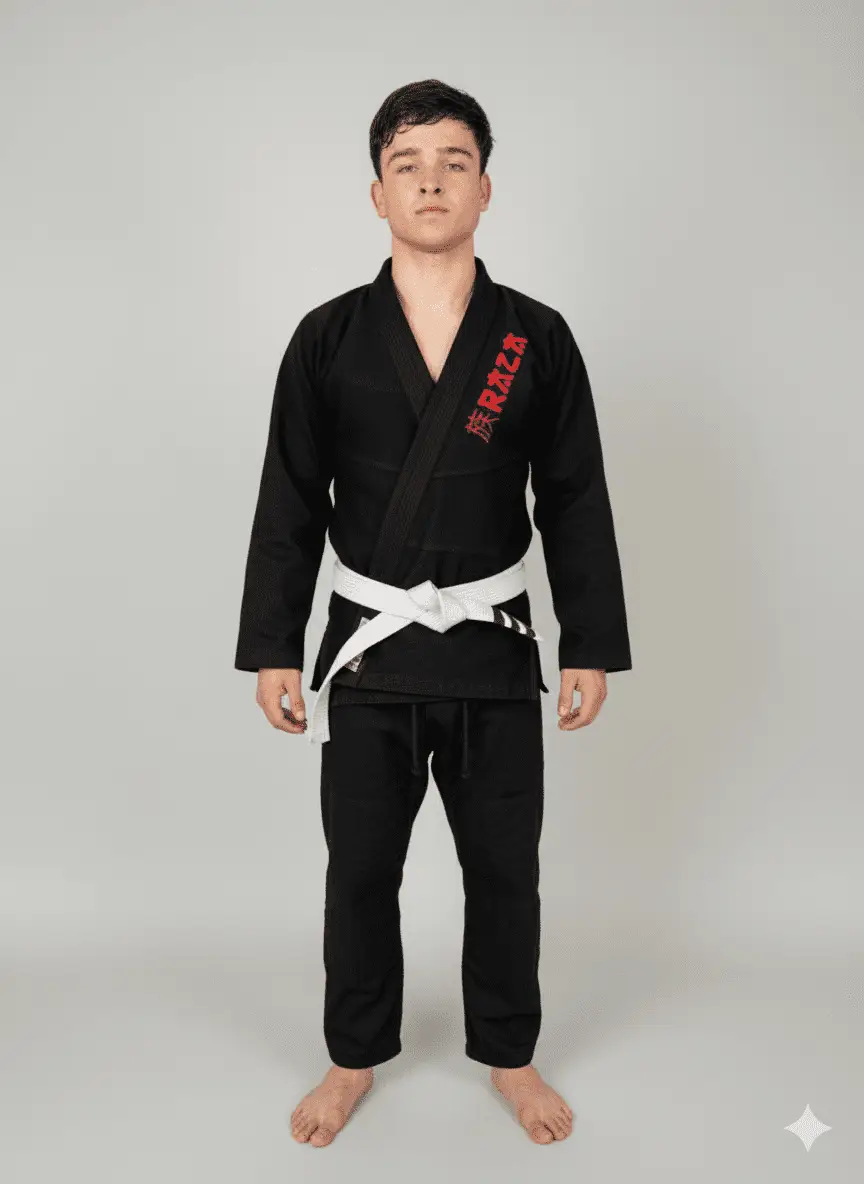 Gi Negro Raza – Kimono de Jiu-Jitsu Brasileño