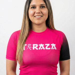 Rashguard Rosado Raza – Camiseta de Rendimiento para Jiu-Jitsu